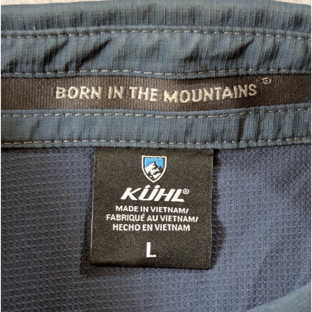 Kuhl Men's Dark Blue Casual Button Down Shirt - Picture 3 of 11